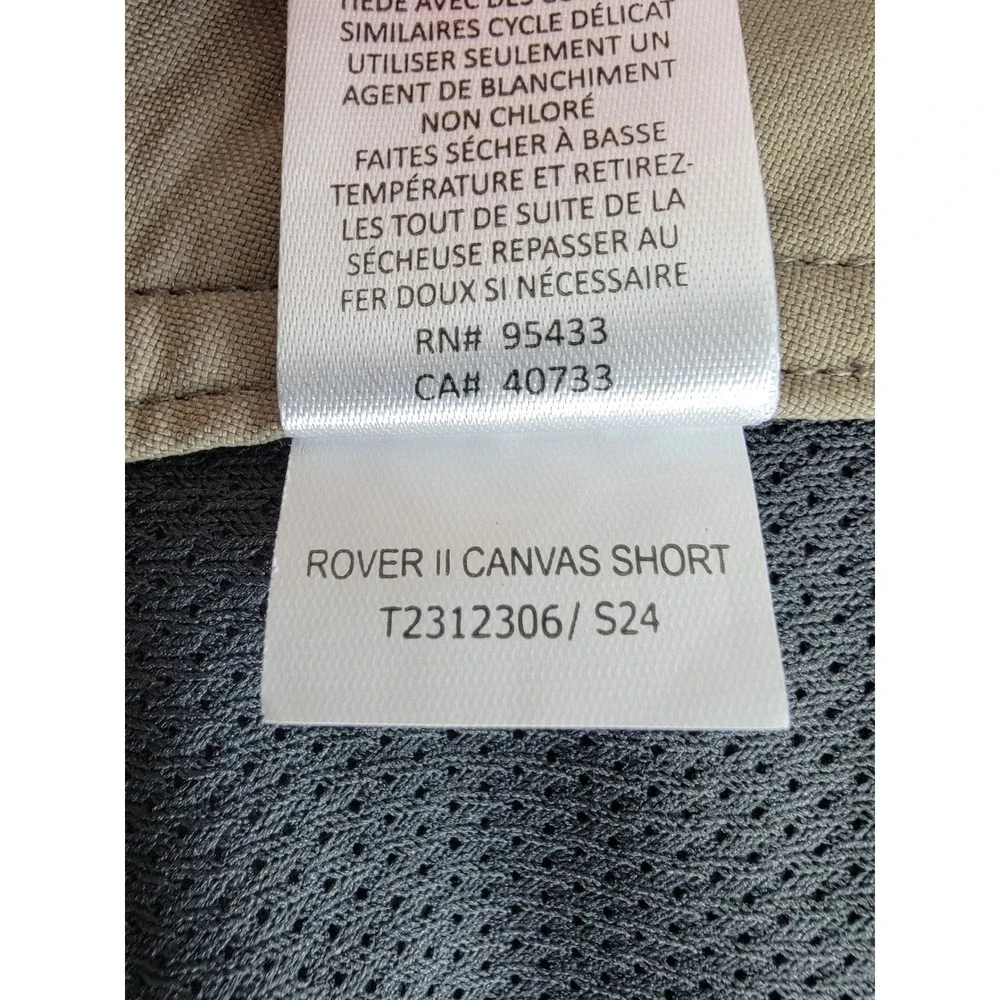 Toad&Co Rover II Canvas Shorts Men's 34 New With Tags Hiking Outdoor Chino
